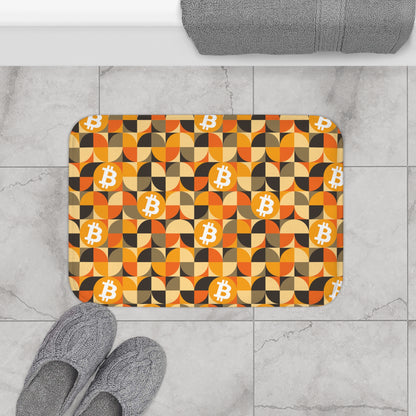 AirBTC Bitcoin Geo Bath Mat
