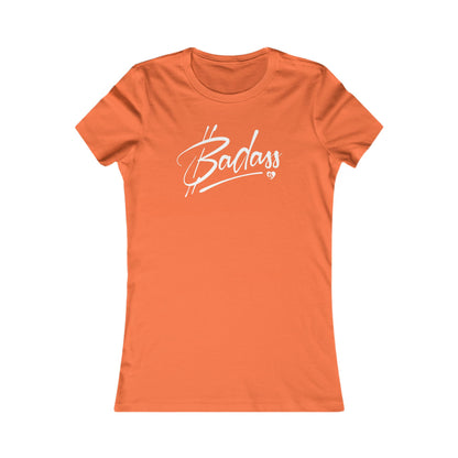 Bitcoin Badass Slim Fit Women's T-Shirt