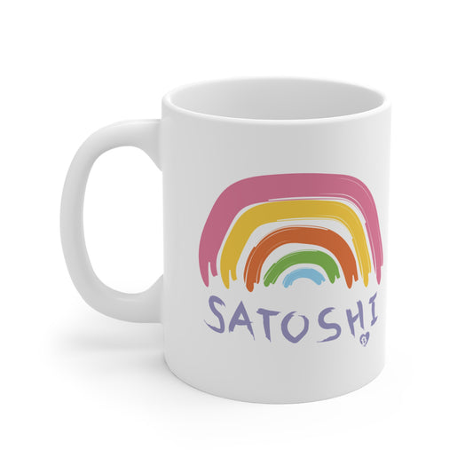 Satoshi Rainbow Mug 11oz