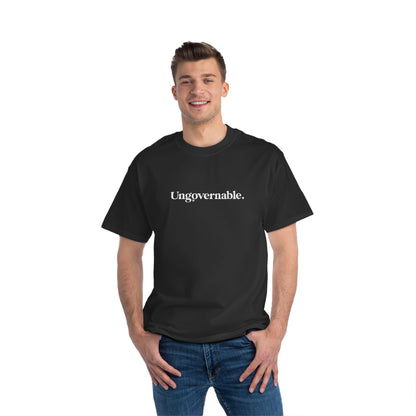 Camiseta clásica extragrande con estampado de carne de Ungovernable 