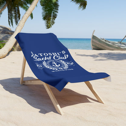 Satoshi's Yacht Club Beach Towel
