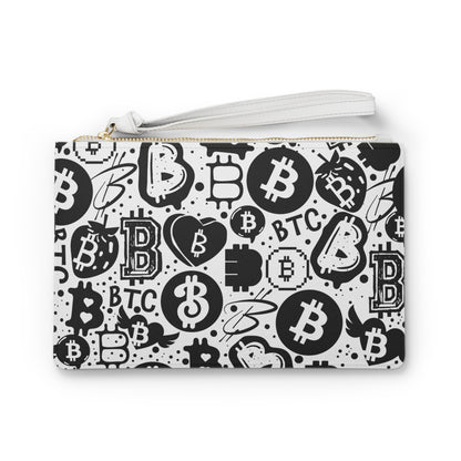 Read All About It Bitcoin Clutch Bag
