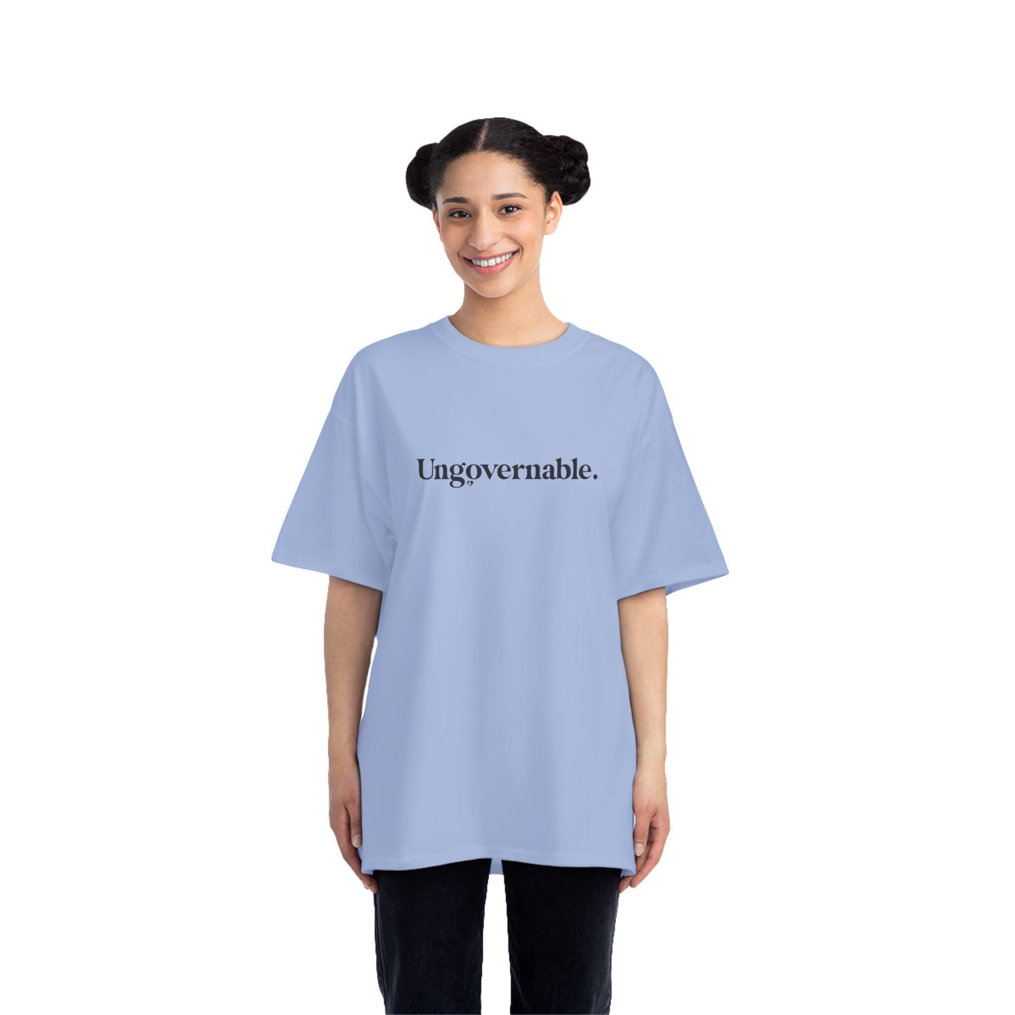 Camiseta clásica extragrande con estampado de carne de Ungovernable 