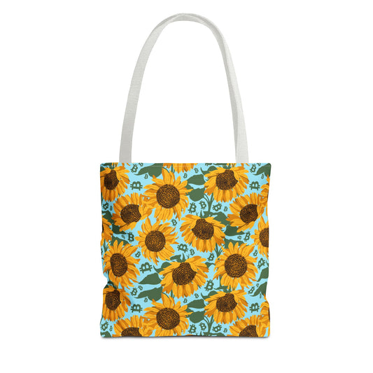 Bitcoin Sunflowers Tote Bag