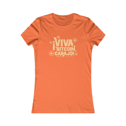 ¡Viva Bitcoin, Carajo! Slim Fit T-Shirt