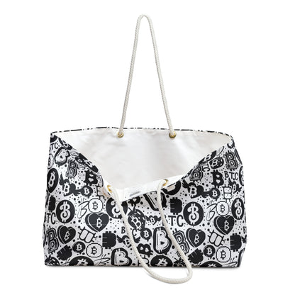 Read All About It Bitcoin Weekender Bag