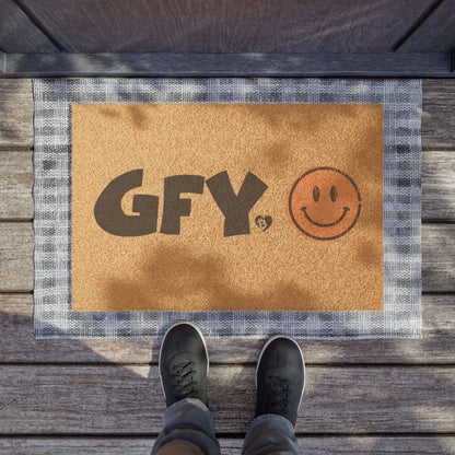 GFY Smiley Doormat