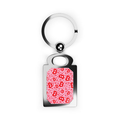 Itty Bitties Bitcoin and Hearts Keyring