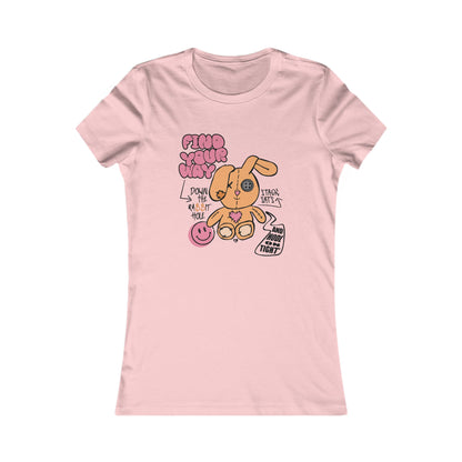 Down The Rabbit Hole Slim Fit T-Shirt