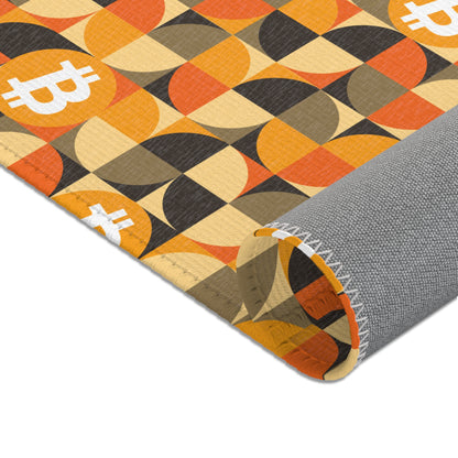 AirBTC Bitcoin Geo Area Rug