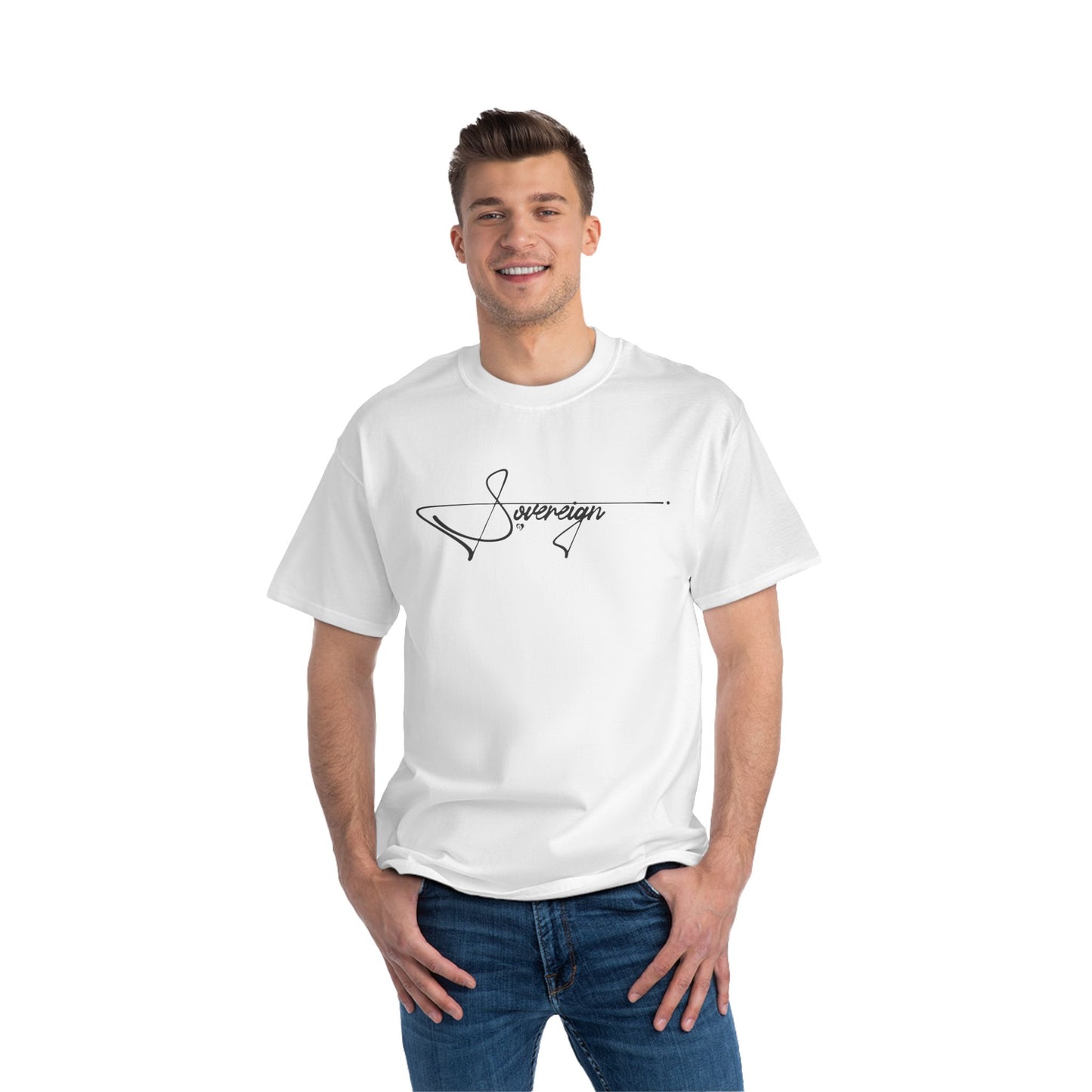 Camiseta extragrande con logo de Sovereign 