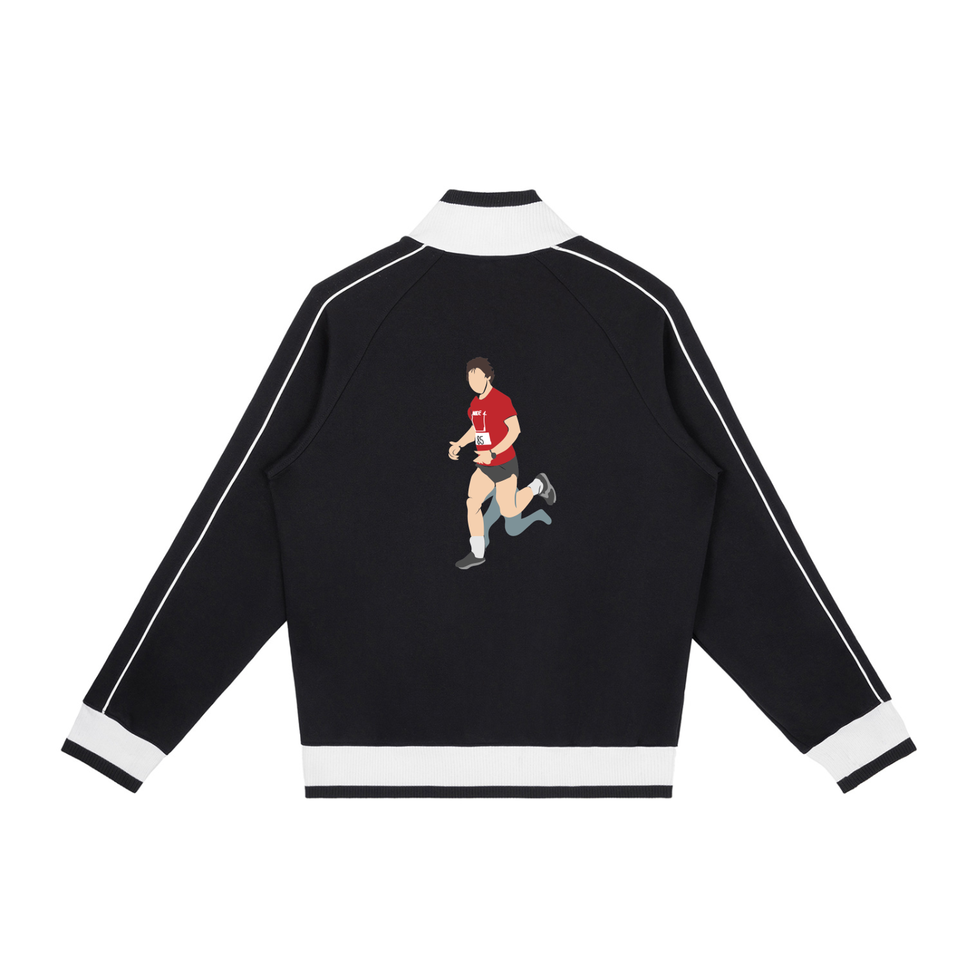 Hal Finney Running Bitcoin Zip Track Jacket