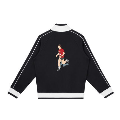 Hal Finney Running Bitcoin Zip Track Jacket
