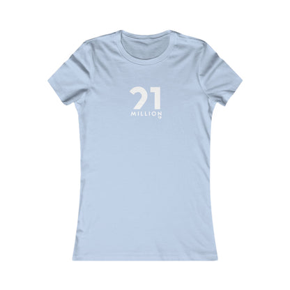 21 Mill Bitcoin Emblem Slim Fit T-Shirt