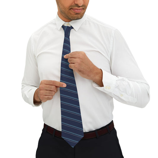 Blue Bitcoin Barrister Necktie