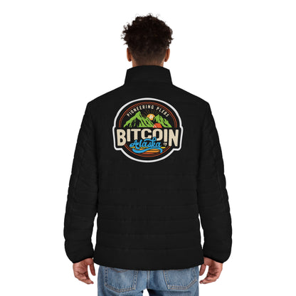 Bitcoin Alaska Men's Adventure Puffer Jacket