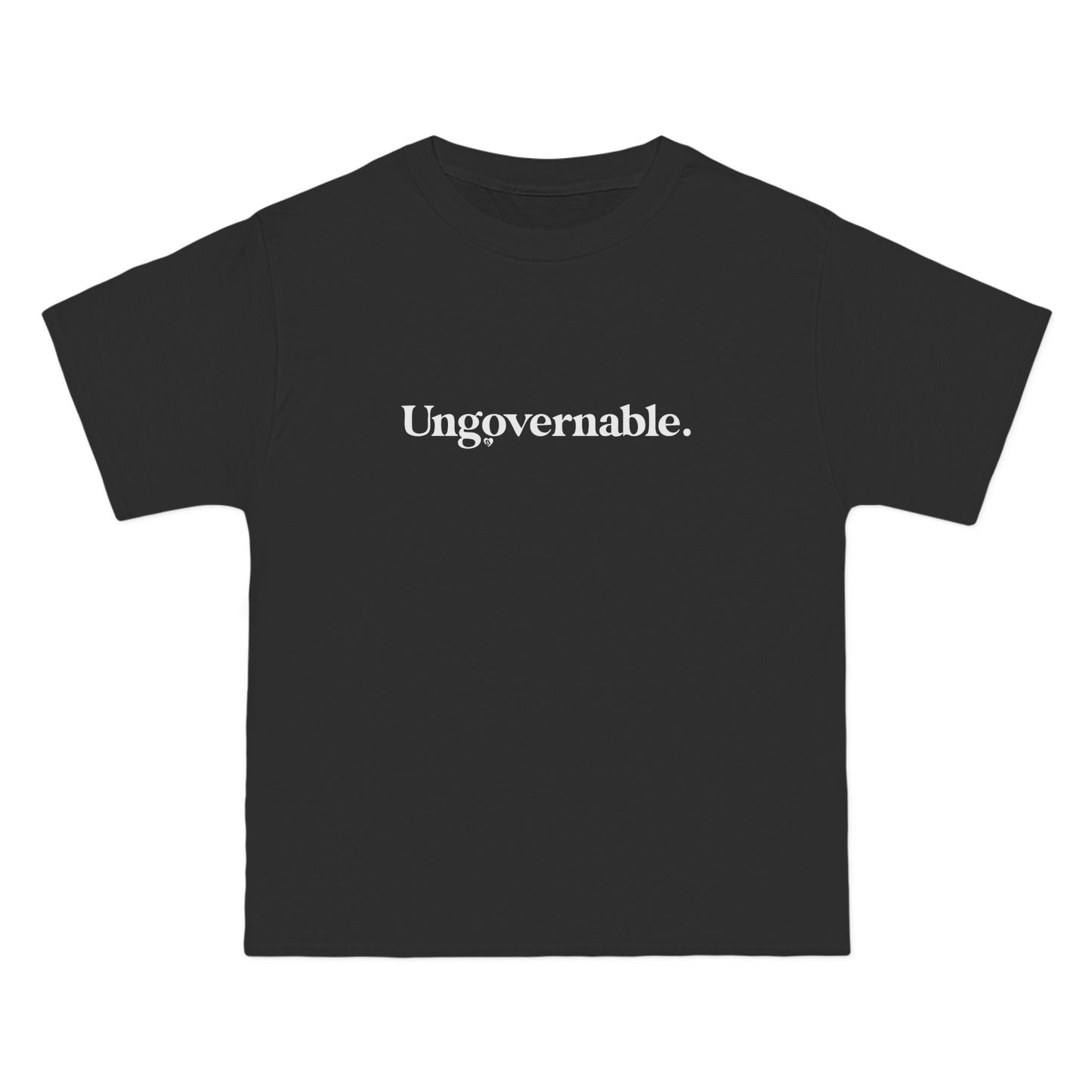Camiseta clásica extragrande con estampado de carne de Ungovernable 