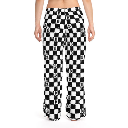 Bitcoin Chessboard Women's Pyjama Pants