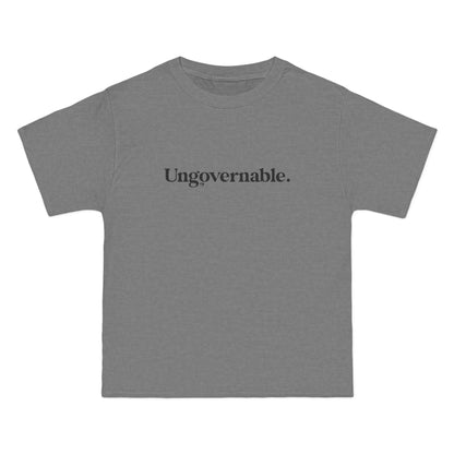Camiseta clásica extragrande con estampado de carne de Ungovernable 
