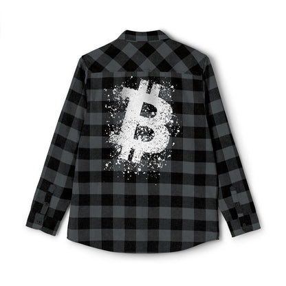 Paint-Me-Bitcoin Unisex Flannel Shirt