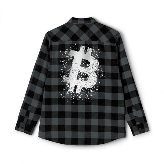 Paint-Me-Bitcoin Unisex Flannel Shirt