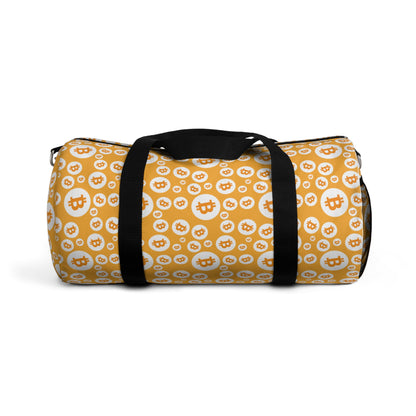 Bitcoin Symbols Duffel Bag