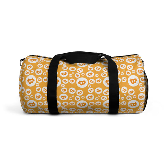 Bitcoin Symbols Duffel Bag