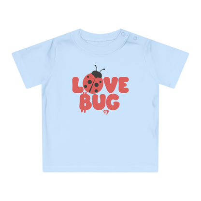 Love Bug Bitcoin Organic Cotton Baby T-Shirt