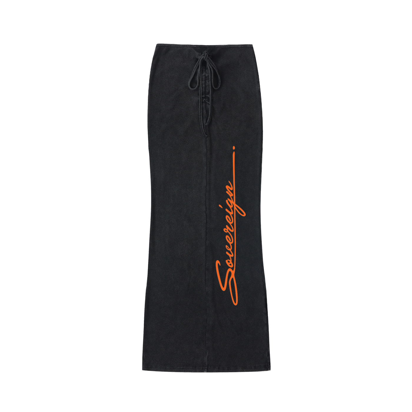 Sovereign Dyed Washed Drawstring Maxi Skirt