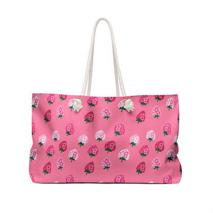 StrawBerry Bitcoin Weekender Bag