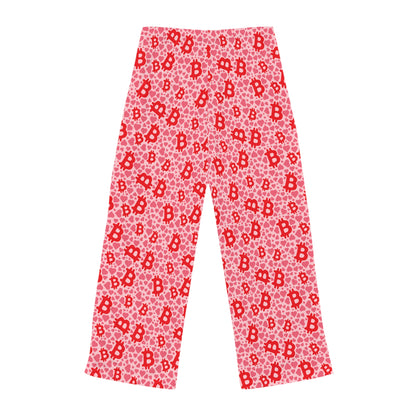 Itty Bitty Bitcoin and Hearts Women's Pyjama Pants