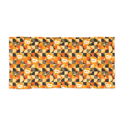 AirBTC Bitcoin Geo Full Size Towel