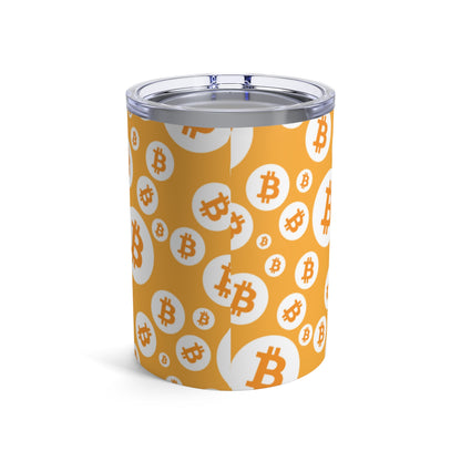 Bitcoin Symbols Polkadot Tumbler 10oz