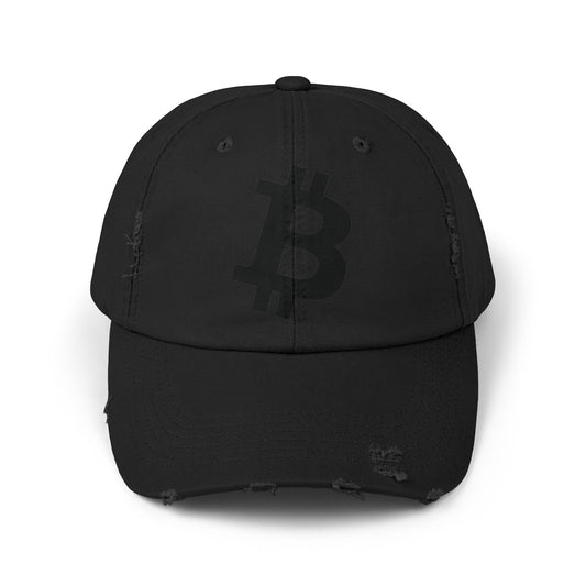 Bitcoin Stealth Logo Printed Hat