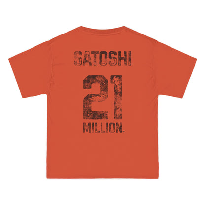 21 Million Team Satoshi Oversized Beefy T-Shirt