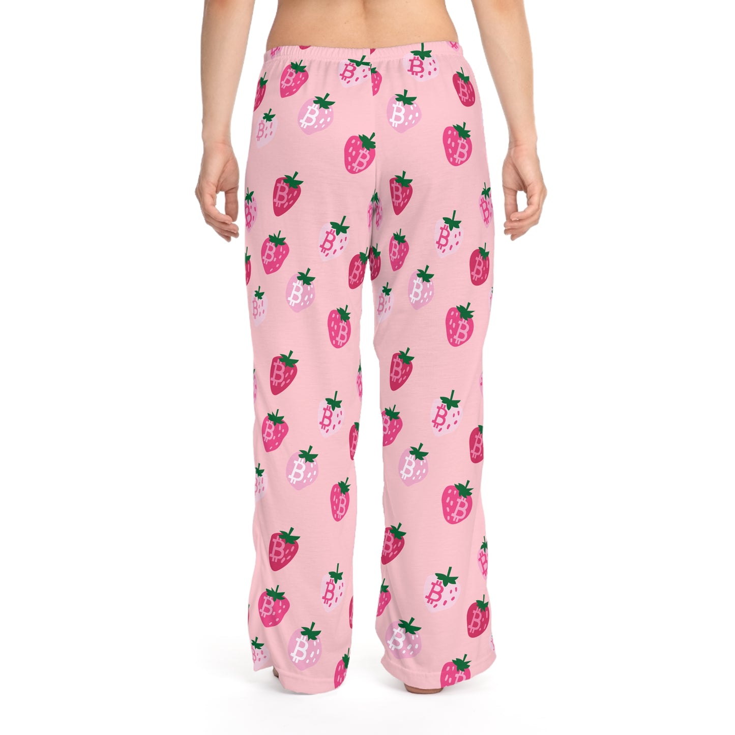 StrawBerry Bitcoin Women's Pyjama Pants