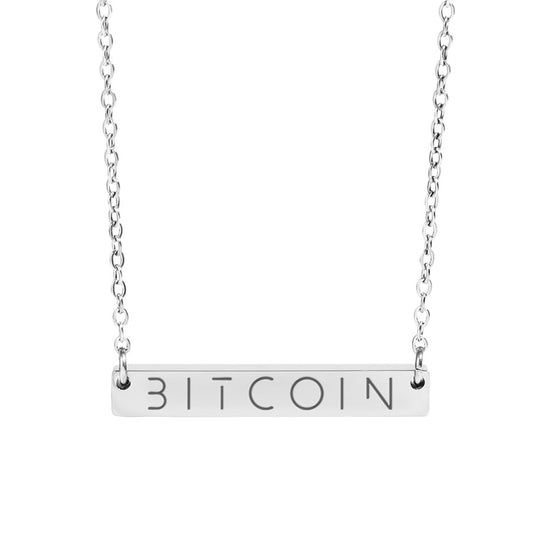 bitcoin future pendant necklace