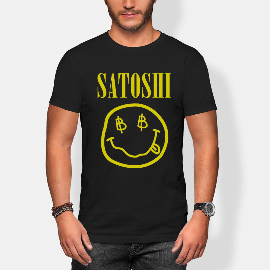 Satoshi Smiley Lightning Store T-Shirt