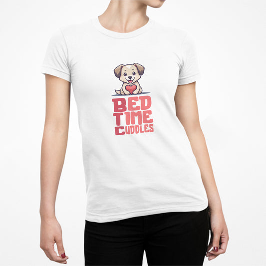 Bed Time Cuddles Love is Bitcoin Slim Fit T-Shirt