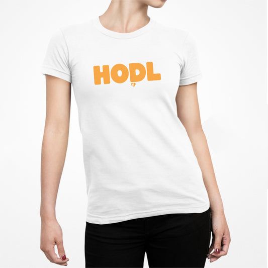 'HODL Bright' Bitcoin Slim Fit T-Shirt