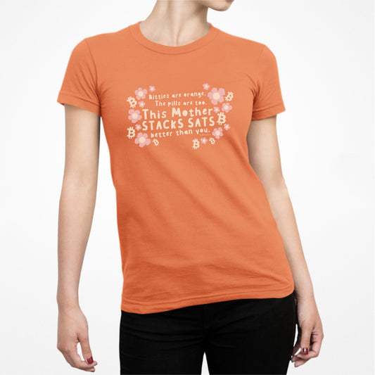 This Mother Stacks Sats Slim Fit Women's T-Shirt