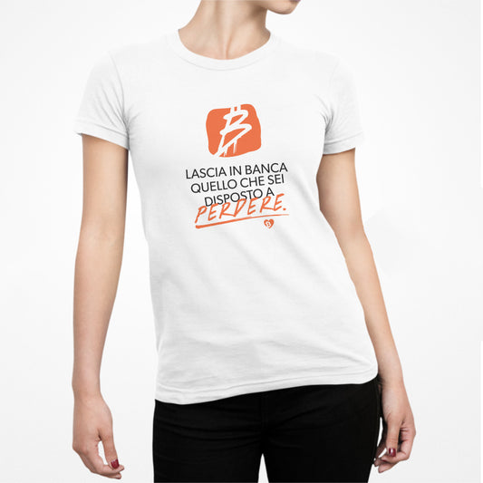 Italian 'Perdere' Bitcoin Worldwide Slim Fit T-Shirt