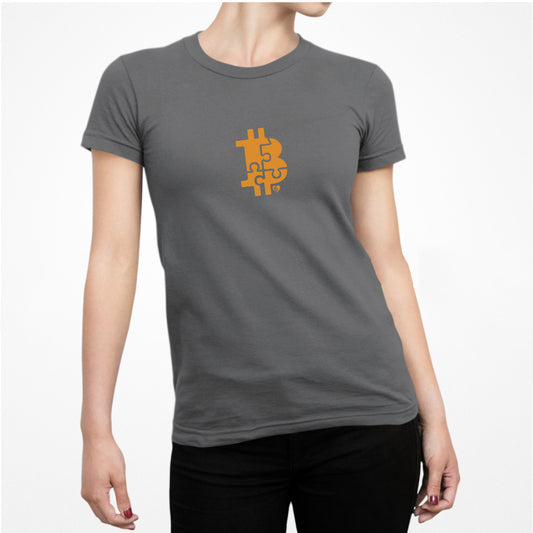Bitcoin Puzzle Slim Fit T-Shirt