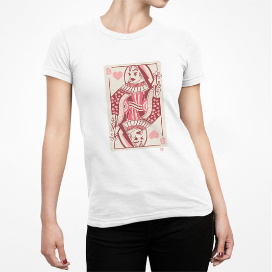 Bitcoin Queen of Laser Eyes Limited Edition Slim Fit T-Shirt