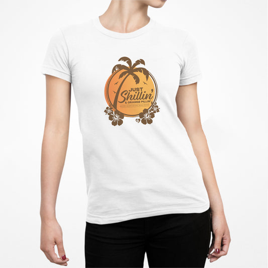 Just Shillin' and Orange Pillin' Limited Edition Slim Fit T-Shirt