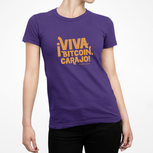 ¡Viva Bitcoin, Carajo! Slim Fit T-Shirt