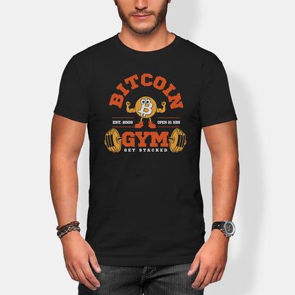 bitcoin gym black btc crypto t-shirt tee