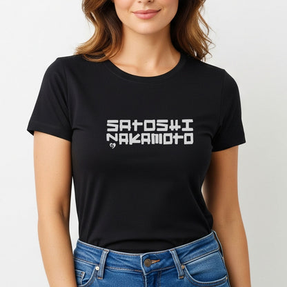 Satoshi Nakamoto on the Street Women’s Organic T-Shirt