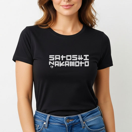 Satoshi Nakamoto on the Street Women’s Organic T-Shirt