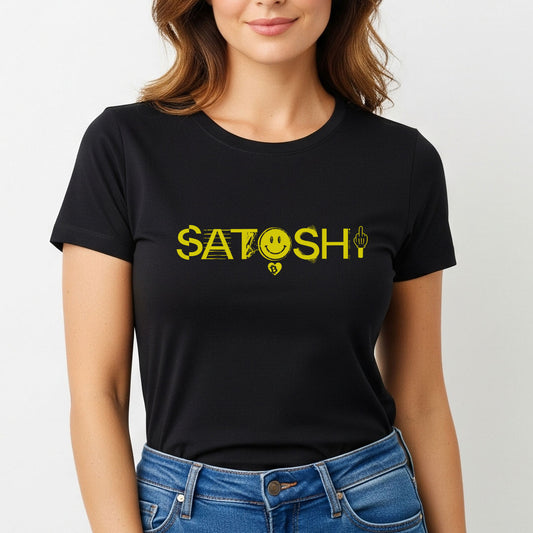 Satoshi, Smile and GFY Women’s Organic T-Shirt